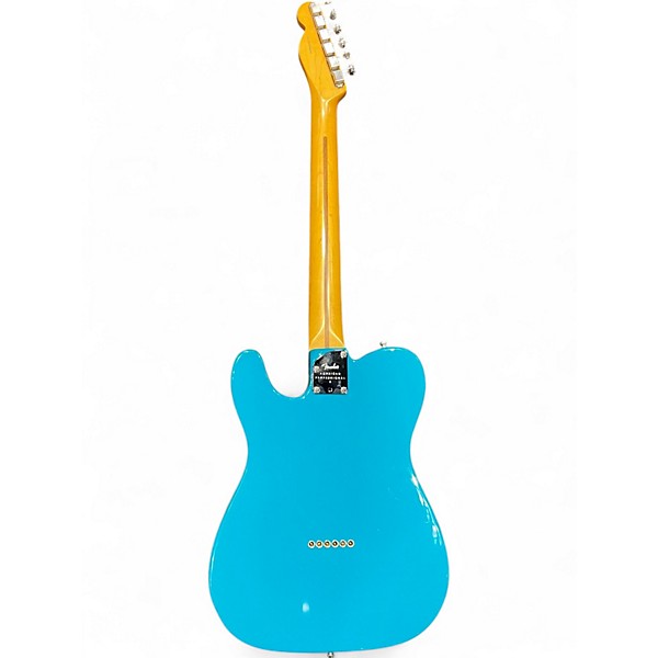 Used 2020 Fender American Professional II Telecaster MIAMI BLUE Solid Body Electric Guitar