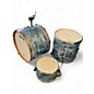 Used Ludwig 3 Piece Club Date BLUE OYSTER Drum Kit