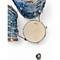 Used Ludwig 3 Piece Club Date BLUE OYSTER Drum Kit
