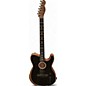 Used Fender American Acoustasonic Telecaster Black Acoustic Electric Guitar