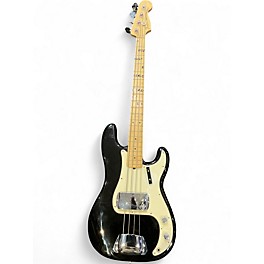 Used Fender American Special Precision Bass Black Electric Bass Guitar