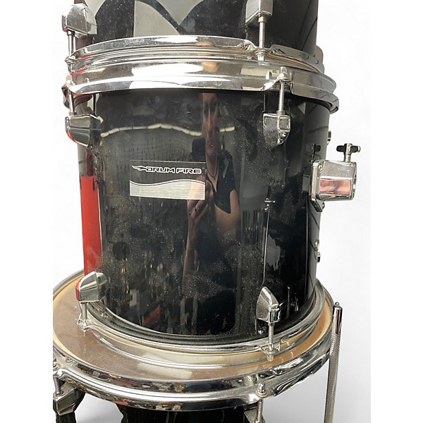 Used Drum Fire 5 Piece DK7500 Black Drum Kit