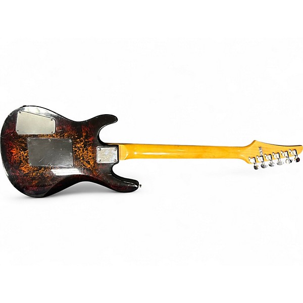 Used Washburn KC-40V Black, Red and Orange Solid Body Electric Guitar