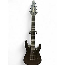 Used Jackson JS22-7 Dinky 7 String Black Solid Body Electric Guitar