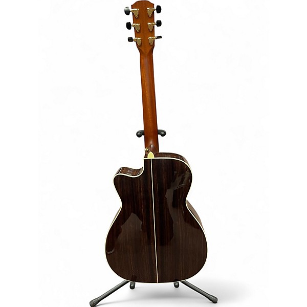 Used Alvarez FYM74CE Natural Acoustic Electric Guitar