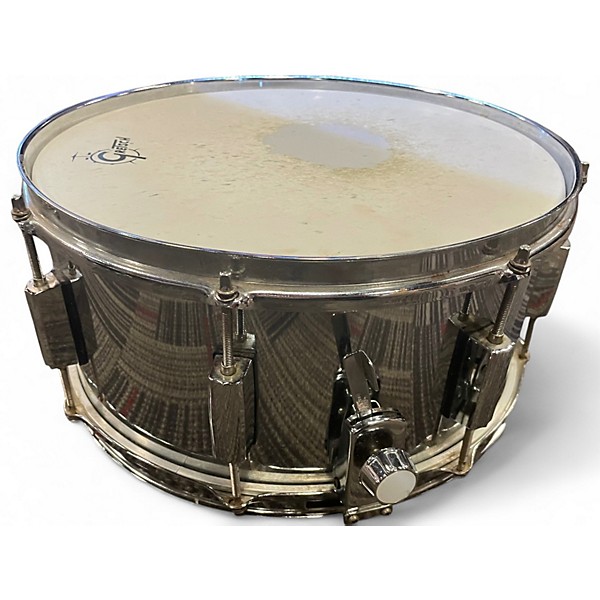 Used Pearl 14in Export Series Snare Chrome Silver Drum