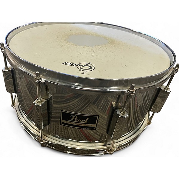 Used Pearl 14in Export Series Snare Chrome Silver Drum