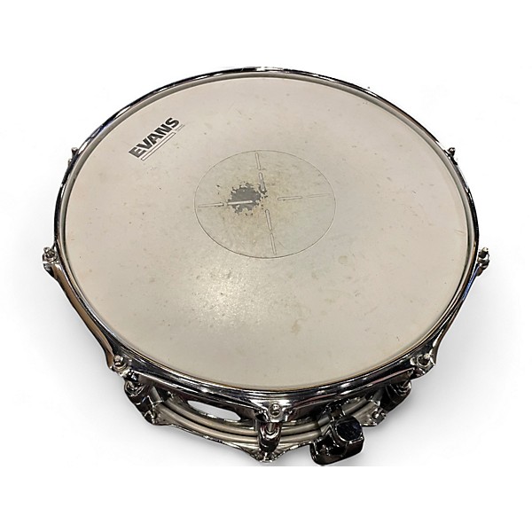 Used Taye Drums 14in SS1465 SNARE Chrome Silver Drum