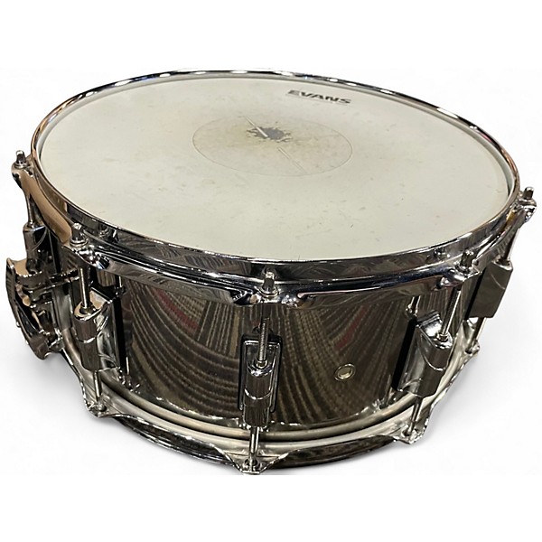 Used Taye Drums 14in SS1465 SNARE Chrome Silver Drum
