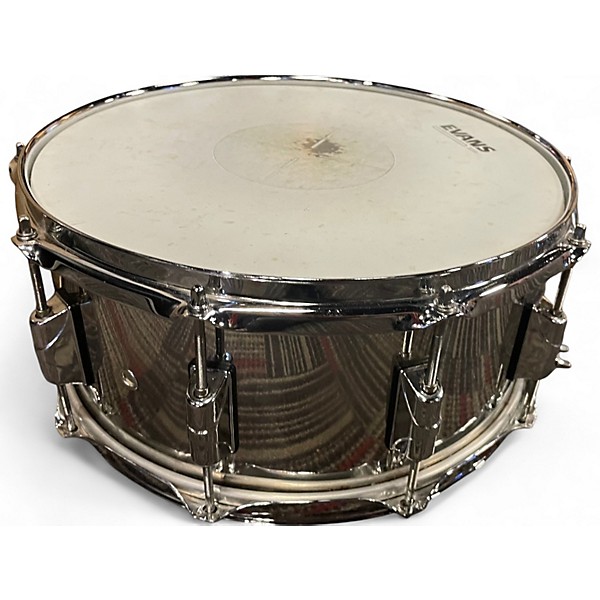 Used Taye Drums 14in SS1465 SNARE Chrome Silver Drum