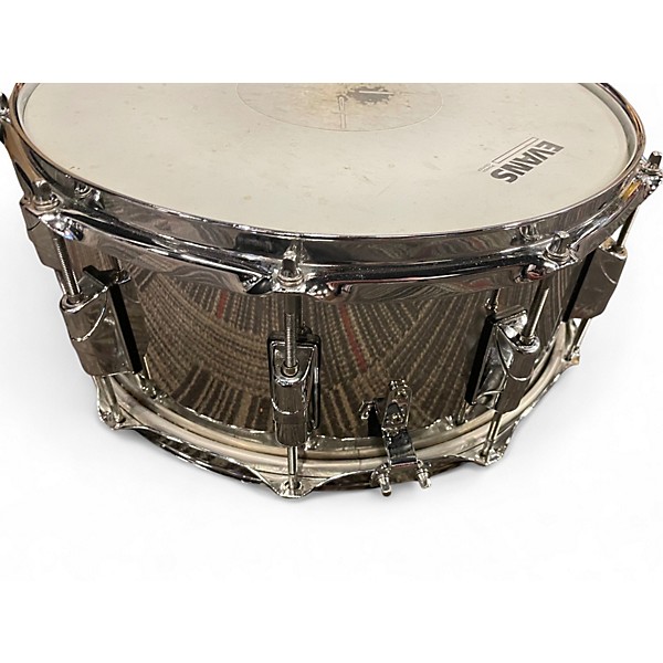 Used Taye Drums 14in SS1465 SNARE Chrome Silver Drum