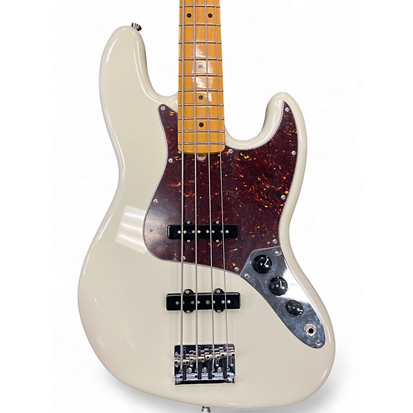Used Fender American Professional II Jazz Bass Olympic White Electric Bass Guitar
