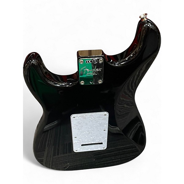 Used Fender American Professional Stratocaster SSS Black and White Solid Body Electric Guitar