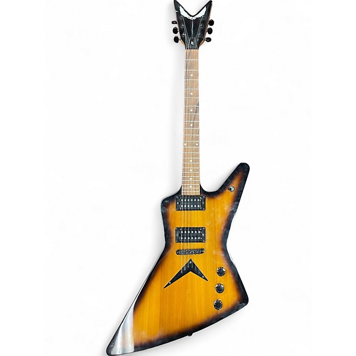 Used Dean Z-X 2 Color Sunburst Solid Body Electric Guitar 2