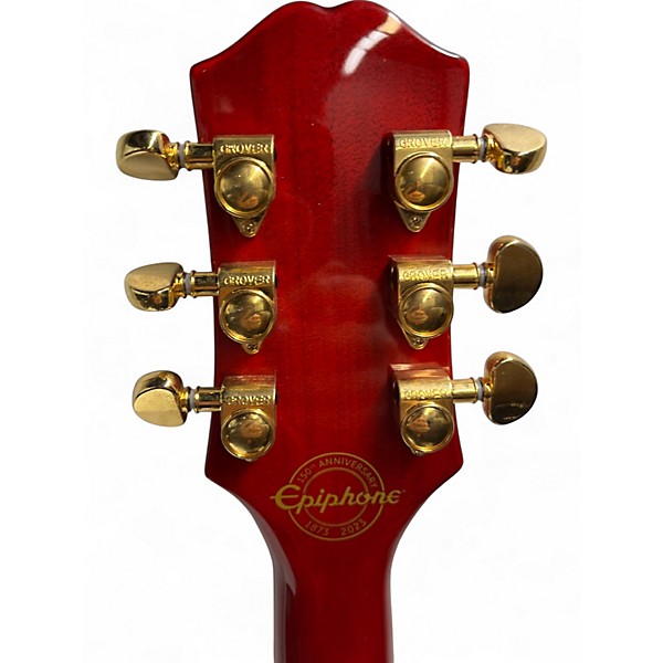 Used Epiphone e212tv 150th anniversary sheraton Cherry Hollow Body Electric Guitar