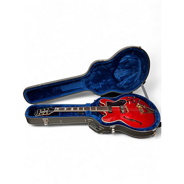 Used Epiphone e212tv 150th anniversary sheraton Cherry Hollow Body Electric Guitar