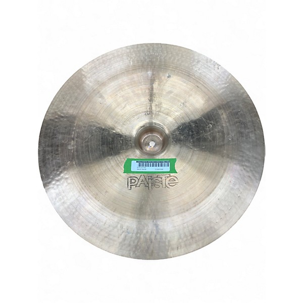 Used Paiste 20in 2002 China Type Cymbal