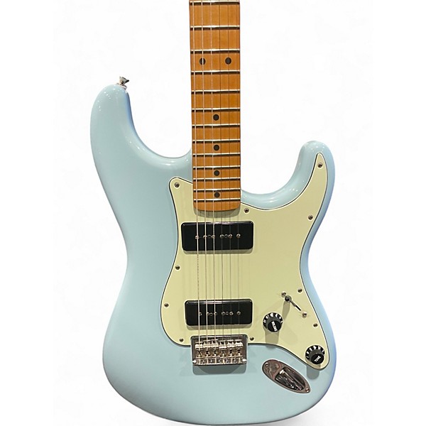 Used Fender Noventa Stratocaster Blue Solid Body Electric Guitar