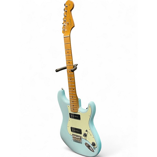 Used Fender Noventa Stratocaster Blue Solid Body Electric Guitar