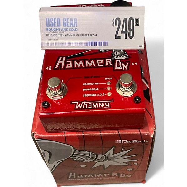 Used DigiTech HAMMER ON Effect Pedal