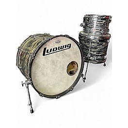 Used Ludwig 3 Piece Classic Maple OYSTER PEARL Drum Kit