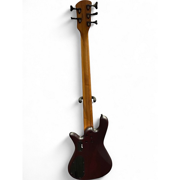 Used Spector NS Pulse 2 Trans Red Electric Bass Guitar