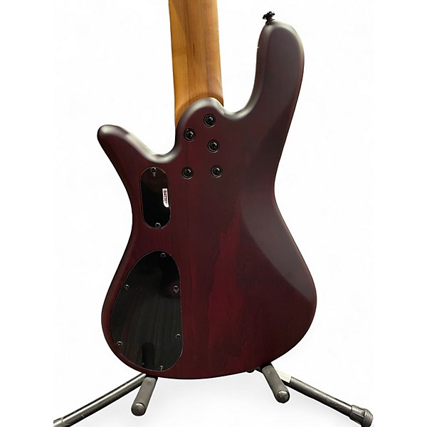 Used Spector NS Pulse 2 Trans Red Electric Bass Guitar