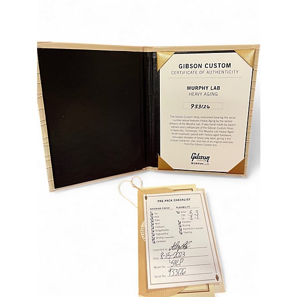 Used 2023 Gibson 1959 Reissue Murphy Aged Les Paul GOLDEN POPPY BURST Solid Body Electric Guitar