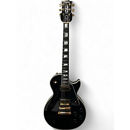 Used 2024 Epiphone Inspired by Gibson Les Paul Custom Black Solid Body Electric Guitar