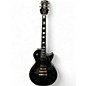 Used 2024 Epiphone Inspired by Gibson Les Paul Custom Black Solid Body Electric Guitar thumbnail