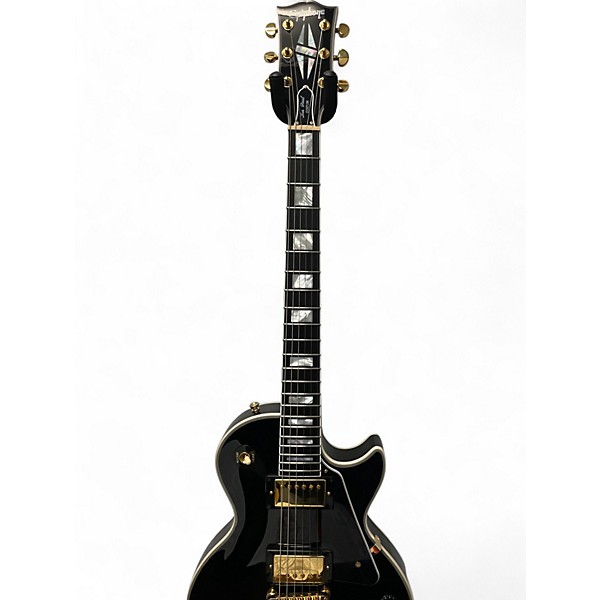 Used 2024 Epiphone Inspired by Gibson Les Paul Custom Black Solid Body Electric Guitar