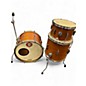 Used Firehouse Drums 3 Piece walnut downbeat Walnut Drum Kit thumbnail