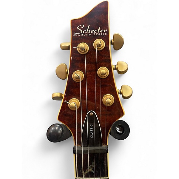 Used Schecter Guitar Research DIAMOND SERIES C-1 CLASSIC Rootbeer Solid Body Electric Guitar