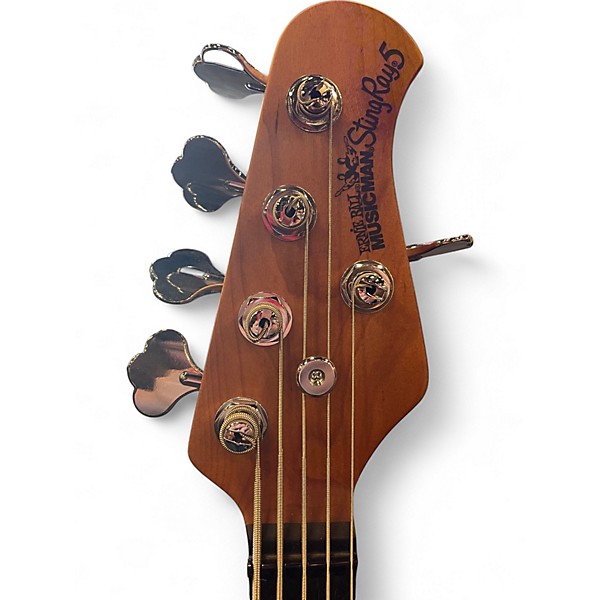 Used Ernie Ball Music Man StingRay 5 Special H TEKTONIC BLUE Electric Bass Guitar