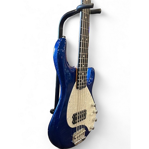 Used Ernie Ball Music Man StingRay 5 Special H TEKTONIC BLUE Electric Bass Guitar