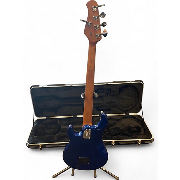 Used Ernie Ball Music Man StingRay 5 Special H TEKTONIC BLUE Electric Bass Guitar