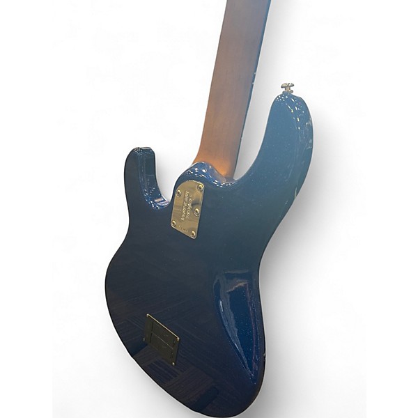 Used Ernie Ball Music Man StingRay 5 Special H TEKTONIC BLUE Electric Bass Guitar