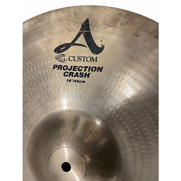 Used Zildjian 18in A Custom Crash Cymbal