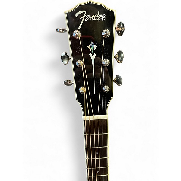 Used Fender Paramount PO-220E Natural Acoustic Electric Guitar