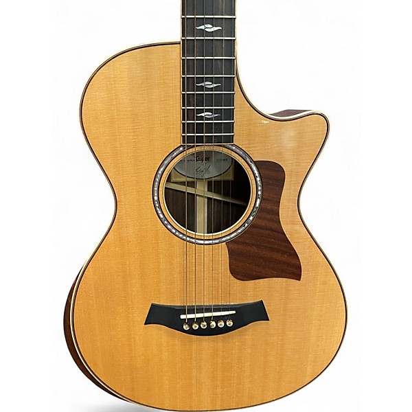 Used Taylor 812CE Natural Acoustic Electric Guitar
