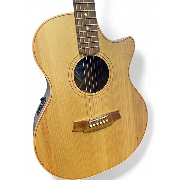 Used Cole Clark AN2ECBB Natural Acoustic Electric Guitar