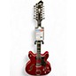 Used Hagstrom Viking Deluxe 12 Red Hollow Body Electric Guitar thumbnail