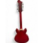Used Hagstrom Viking Deluxe 12 Red Hollow Body Electric Guitar