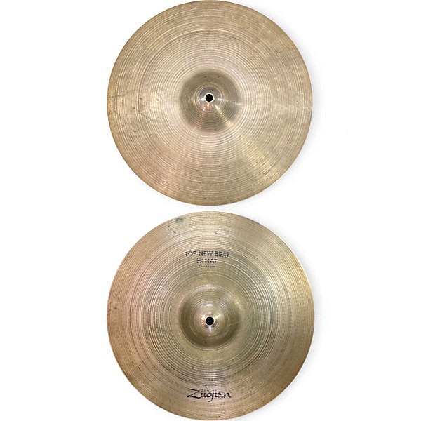 Used Zildjian 14in New Beat Hi Hat Pair Cymbal