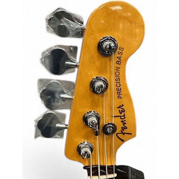 Used Fender American Ultra Precision Bass 3 Color Sunburst Electric Bass Guitar