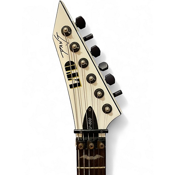 Used ESP LTD DJ600 Dan Jacobs Signature White Solid Body Electric Guitar