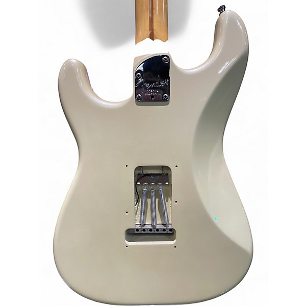 Used Fender American Ultra Stratocaster Olympic Pearl Solid Body Electric Guitar