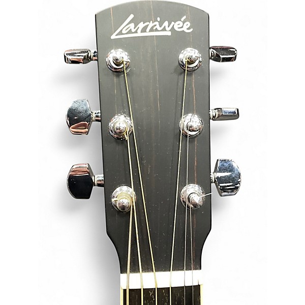 Used Larrivee OM-03 Natural Acoustic Electric Guitar