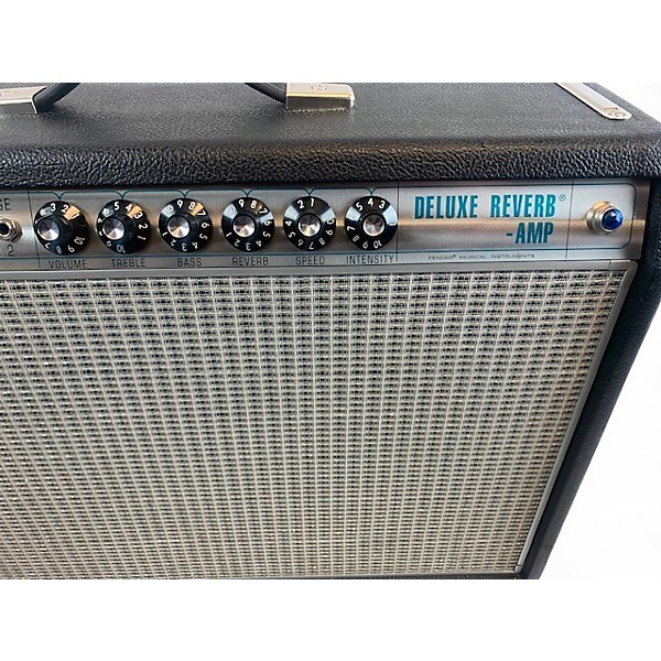 Used Fender 1968 Custom Deluxe Reverb 22W 1x12 Tube Guitar Combo Amp