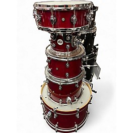 Used DW 5 Piece Design Series Satin Cherry Drum Kit